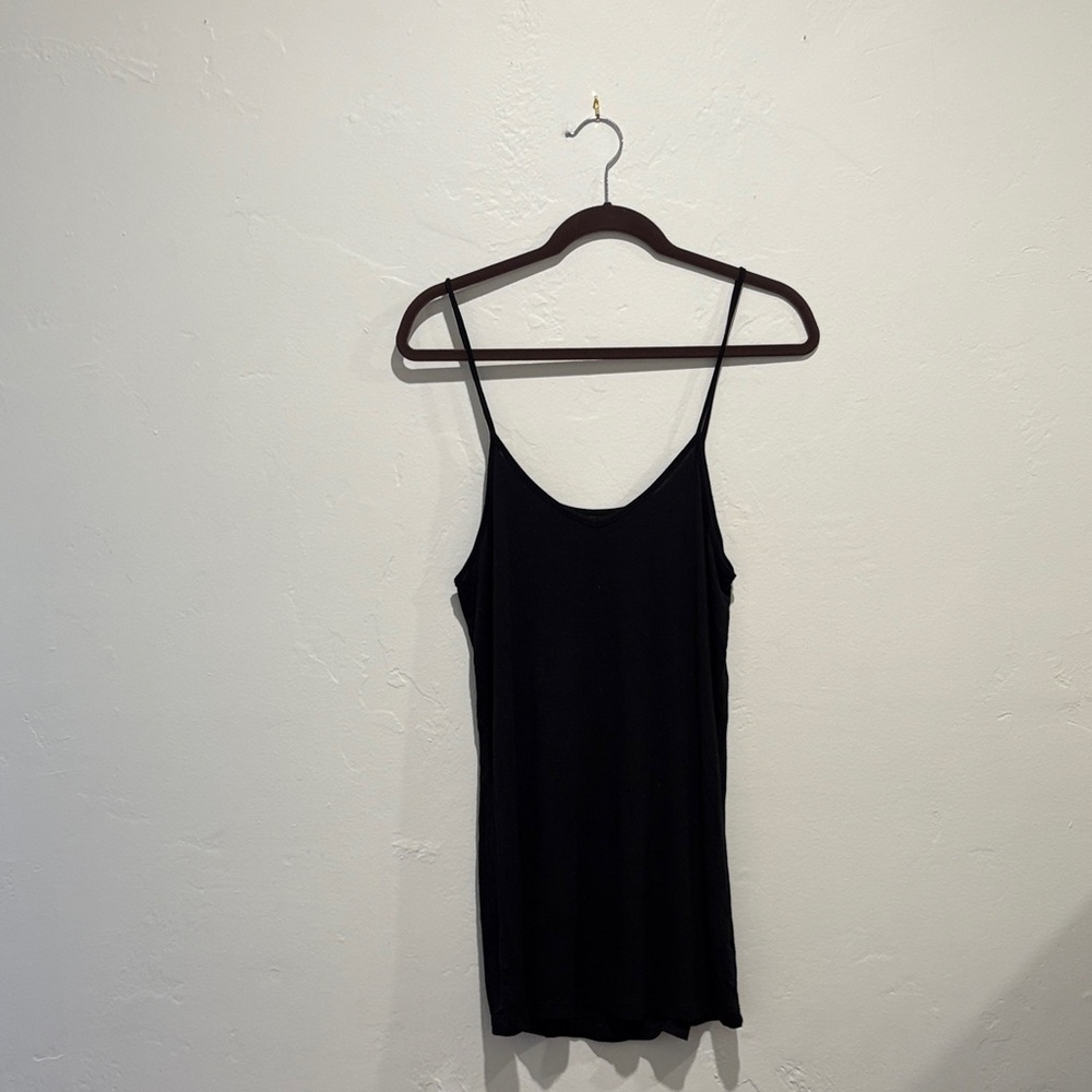 Black tank top